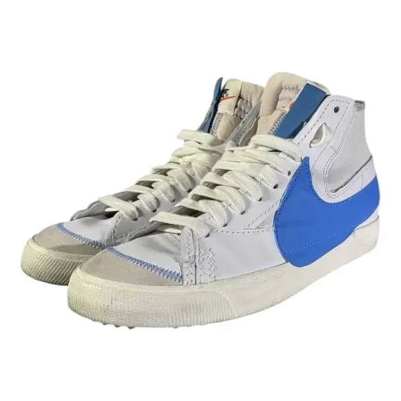 Nike Blazer Mid ’77 Jumbo White University Blue Men’s Size 15 Sneakers - Picture 1 of 10